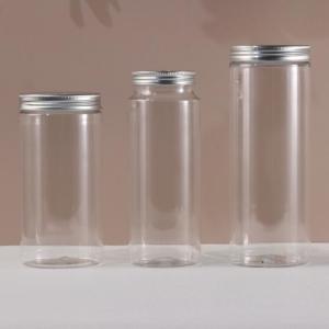 China Customized Logo Plastic Round PET Bottle with Tight Sealing and Transparent Clarity factory