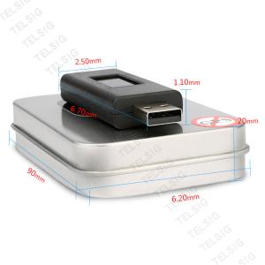 China 66mm * 23mm * 1mm USB GPS Signal Jammer Easy To Carry GPSL1 / GPSL2 Frequency factory