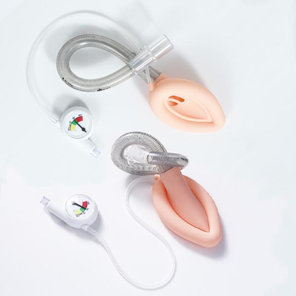 Anesthesia ISO CE Soft Medical Silicone LMA Laryngeal Mask With Patent Cuff