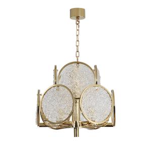 China Height 480mm Diameter 460mm Suspension Luxury Crystal Pendant Light factory