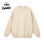 Oem Felpe Con Cappuccio Sports Heavy Cotton Drop Shoulder Pullover Mens Crewneck