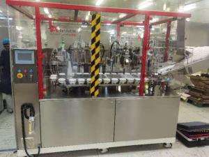 China 4 Head Filling Nozzle 60 Ppm Tube Filler Machine factory