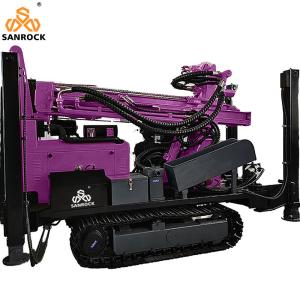 China Deep Water Well Crawler Rotary Drilling Rig Hydraulic Drilling Machine 260m factory