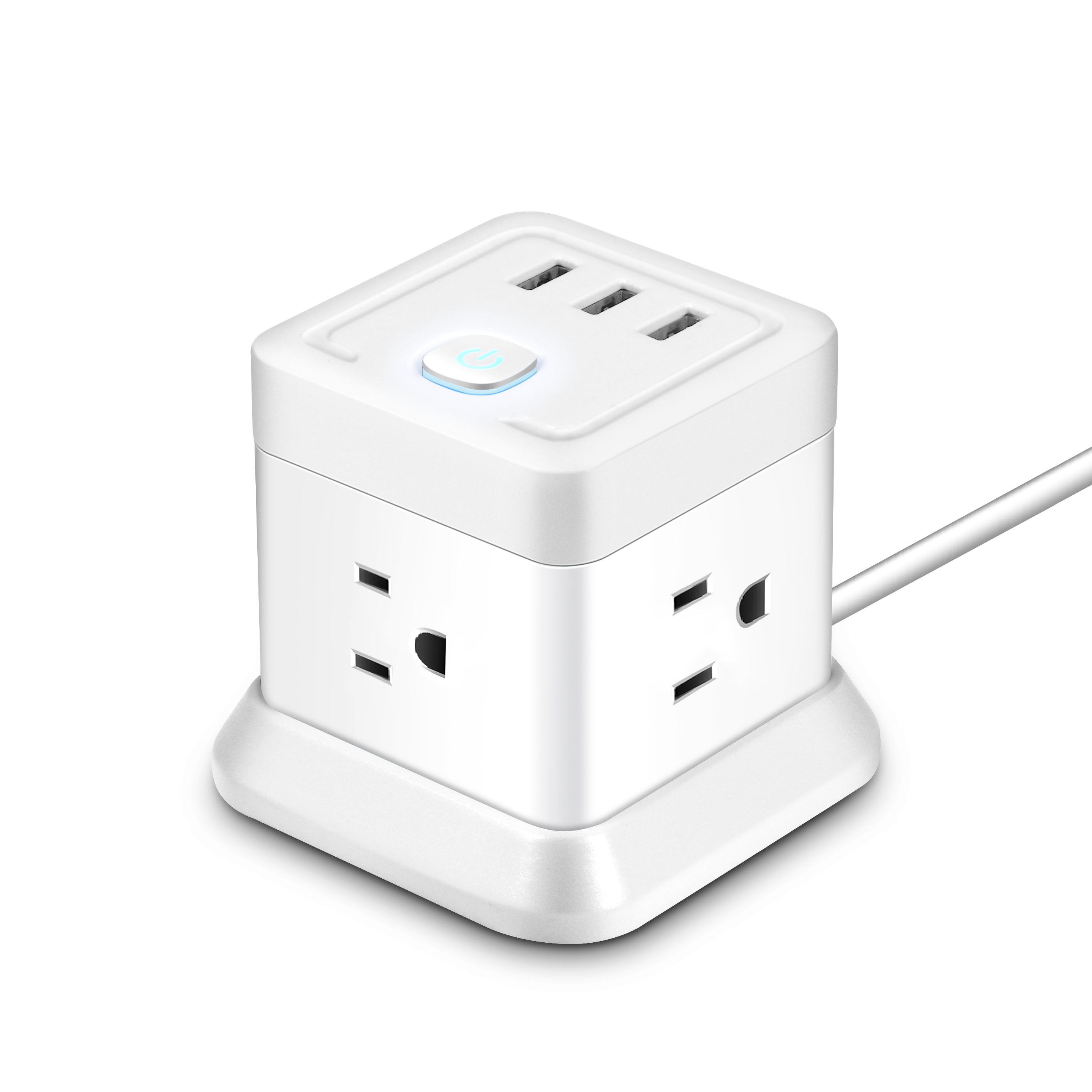 Multi Layer Outlet Plug Adaptor Power Socket Tower with Customized 2500W Rated Power