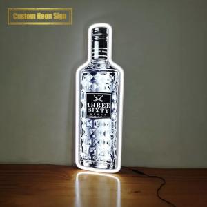 China Satom Free Design Rendering Provided Beer Shape Led Faux Neon Sign factory