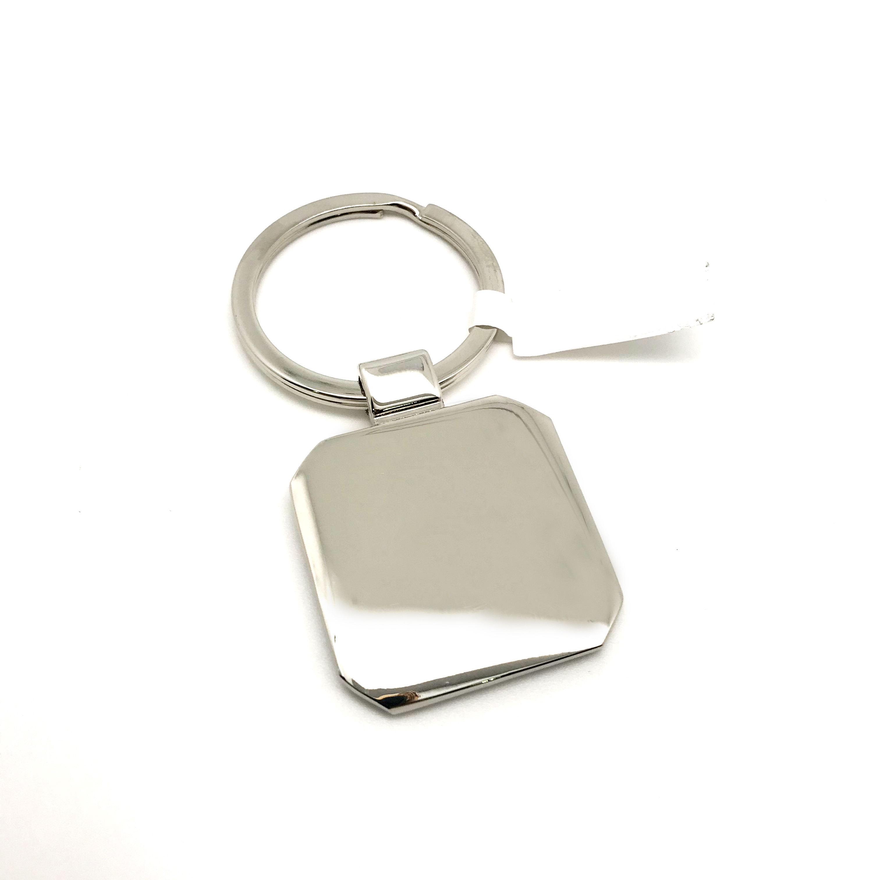 OEM/ODM Available Siliver Metal Keychain Holder with Customized Logo for Business Needs