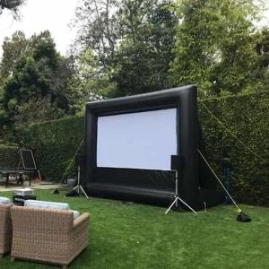 China Outdoor Inflatable Movie Screen Wholesale Customized Size Outdoor Movie Screen Rear Projection factory