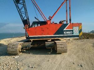 China kobelco 55ton used crawler crane, factory