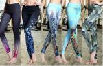 China factory wholesale custom sublimation yoga leggings for ladies
