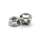 M8M10M12 DIN6923 SS Carbon Steel Flange Nuts A4.80 Serrated Hex Flange Lock Nuts