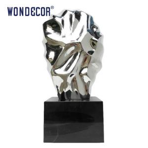 China Customized Design Large Abstract Metal Art Polished Stainless Steel Sculptures factory