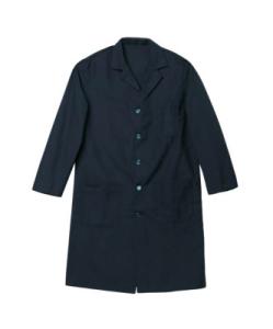 China Placket Buttons Long Collar Suit Anti Static Black Work Clothes factory