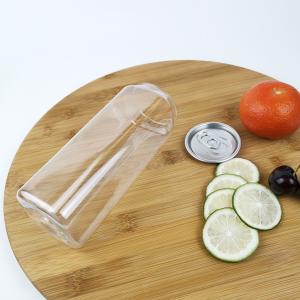 China Food Grade PLA Square Plastic Water Bottle Clear Plastic Containers Jars factory