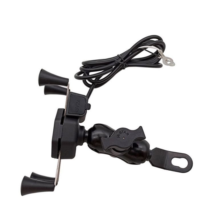 2A Fast Charging 6.5 Inch Motorcycle Phone Holder Waterproof With Usb