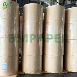 China 50gsm Brown Stripped Kraft Paper Rolls for Packaging Flowers on sale