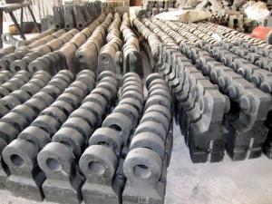 China Ore Mining Manganese Steel Lining Plate And Hammer Head factory