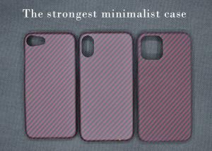 China Paper Thin Matte Aramid Fiber Phone Case For iPhone SE factory