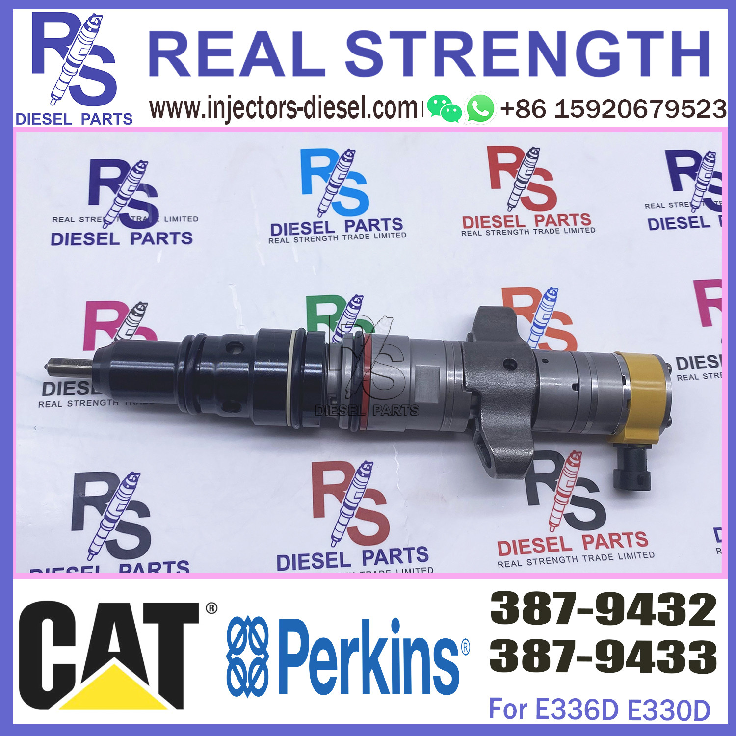 Diesel spare part cat injectors 387-9432 387-9433 328-2576 for caterpillar c9 injector