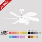 42 inch LED light DC motor ceiling fan with remote control 6 MDF blades 6 Speed