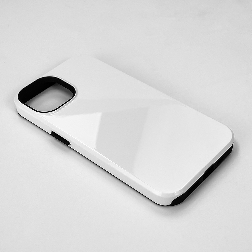 TPU Protective 2 In 1 PC Coated 3D Sublimation Tough Phone Case For IPhone 15 14 16