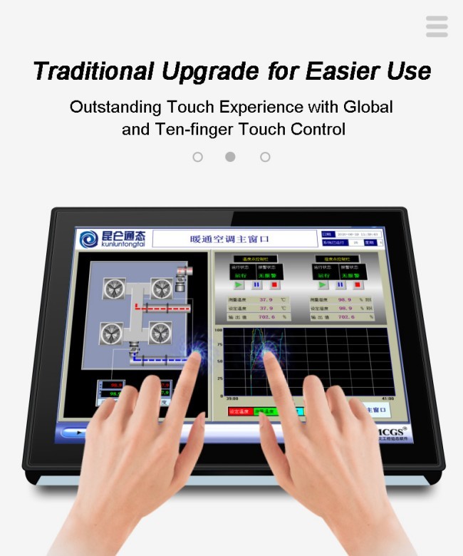 Embedded 21.5 Inch Android 7.1 OS Industrial-grade Integrated LCD Touchscreen All-in-one Device Module with WIFI