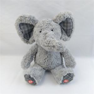 China Baby Stuffed Soft Animal Elephant Movement Toys Children Christmas Musical Elephant Toy factory