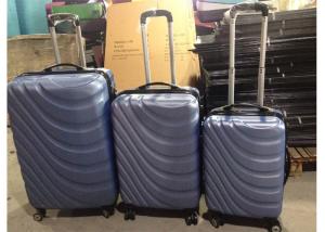China ABS Hardshell 4 Wheel Carry On Luggage Suitcase Set Of 3 With Customized Logo factory