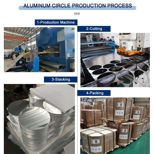 3003 Aluminum Alloy Disc Kitchen Utensils Circles 80 - 1000mm