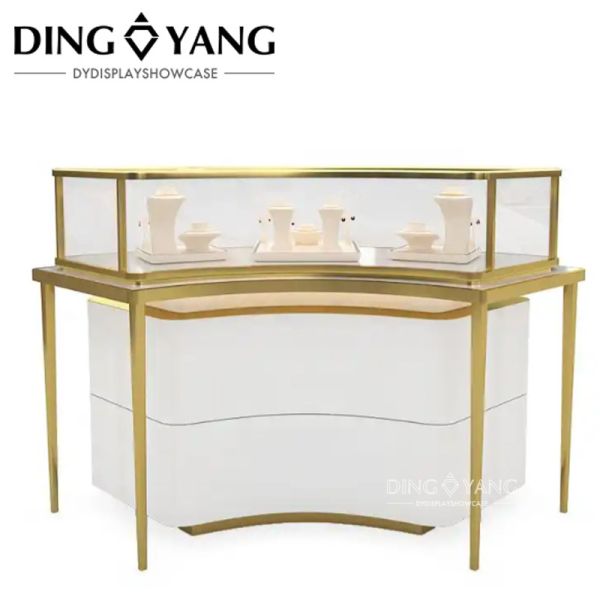Modern Fashion Style Jewelry Showcase Counter No Installation