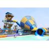 Buy cheap 18m Height Big Adult Water Slide Outdoor Fiberglass Speaker Shape from wholesalers