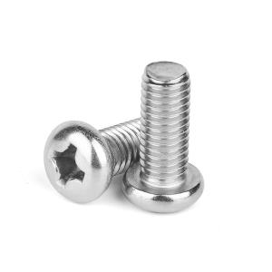 China Customized High-quality Steel Galvanized Pan Head Screw Machine Micro Screw ISO7380 on sale