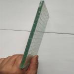 Industrial Safety Tempered Stainless Steel Edging Wired Glass for Partition