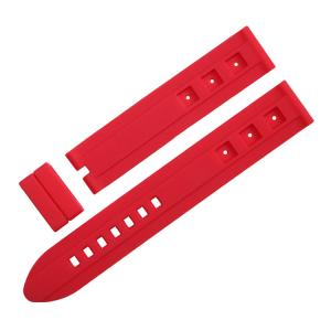 China Breathable 18mm Sports Watch Rubber Strap Water Resistant CE Passed factory