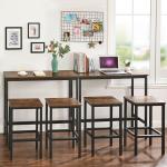 Narrow Bar Table, Industrial Bar Table for Sale, Kitchen Table, Metal Frame Bar