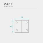 10*10mm Plastic Corner Brackets, Flat Pack Furniture Fitting For Panel Furniture