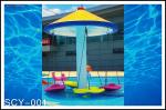 Aqua Park Equipment, Water Game Family Recreation Raining Mushroom Water