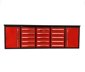 China 17 Drawers Steel Tool Storage Cabinet with KEY Lock and Powder Spray Surface Treatment factory