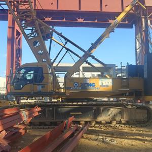 China Stability And Safety 200T Crawler Crane 1.2km/h Travel Speed 12-31m Jib Length factory