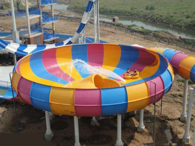 33m Space Bowl Custom Water Slides Aqua Resort Water Play Equipment