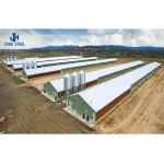 Plastic Coated Round Tube Main Frame Metal Livestock Shelters