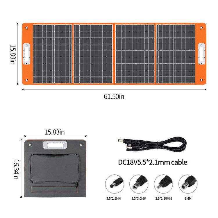 100W Folding Solar Charger Your Go-To Power Source for Outdoor Adventures