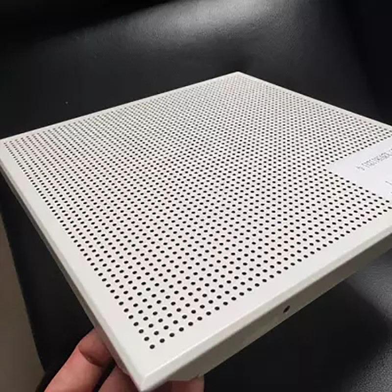 300x300mm Punching Gusset Plate Metal Ceiling Tiles For Office Building