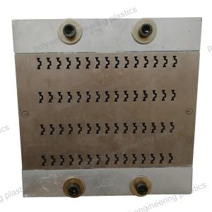 China Plastic Mold Components Nylon Thermal Break Extruding Profile Extrusion Plastic Dies In Single Screw Extruder factory