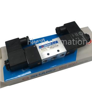 China SHAKO PU Series Pilot Solenoid valve 5/2,5/3way Pneumatic control valve PU520-02S(D) PU530-02D factory