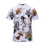 100 Cotton Polo Collar T Shirt For Men , Short Sleeve Casual Polo Shirt