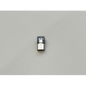 Micro-USB Male Molding Cable-End Connector | 5-Pin to 4-Pin Cut Wire | Gold