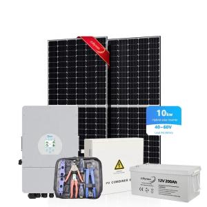China 10kw Home Solar Systems 4kw 5KW 6kw 7kw 8kw 10000kw Solar System Home Power factory