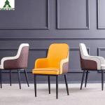 Customized Long Lasting Luxury Hotel Furniture Reception Leather Chairs