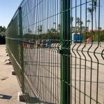 Hot Dip Galvanized 3d Wire Mesh Fence PVC Coated Type Convenient Installation