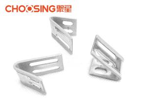 China 4 Hole Upholstery Sinuous Spring Clips 0.8 - 1.0mm Thickness Choosing Brand factory